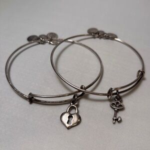 Alex and Ani - Silver Key to my Heart Bracelets